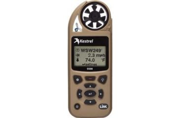 Image of Kestrel 5500 Weather Meter with LiNK + Vane Mount, Desert Tan 0855LVTAN