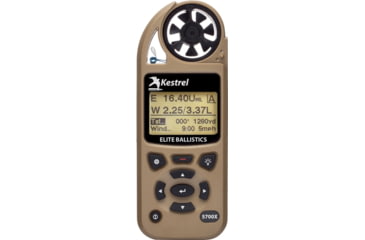 Image of Kestrel 5700X Elite Weather Meter w/Applied Ballistics &amp; LiNK, Desert Tan, 0857XALTANM