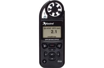 Image of Kestrel Elite Weather Meter with Applied Ballistics with LiNK, Black 0857ALBLK