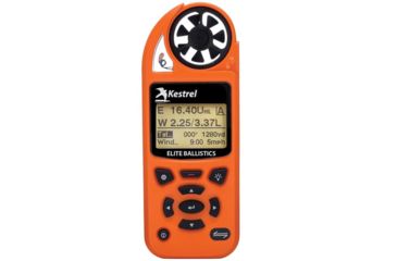 Image of Kestrel Elite Weather Meter with Applied Ballistics with LiNK, Blaze Orange, 0857ALBLZ