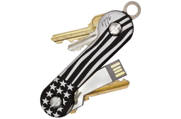 Image of KeyBar KeyBar Freedom Bar, 12 Keys, Aluminum, Black, BLKFRDM