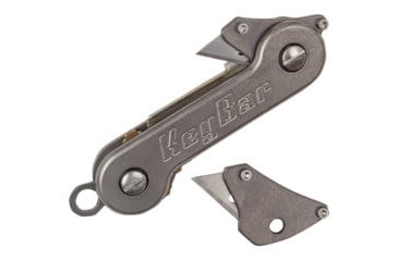 Image of KeyBar Utility Tool Insert, Utility Tool With Titanium Body And Steel Blade, Includes Ten Replacement Blades, Blade Can Be Removed Without Having To Disassemble Your Keybar, UT-TL