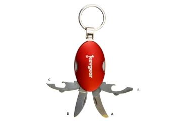 Image of KeyGear 4-in-1 Multi-Tool,Red 50-KEY0066-04