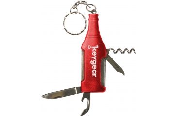 Image of KeyGear Wine Bottle Multi-Tool, Red 50-KEY0035-04, Red 50-KEY0035-04