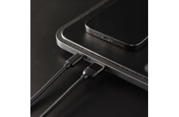 Image of KeySmart ChargeTray 3-in-1 Wireless Charging Accessory Tray, Black, KS504-BLK