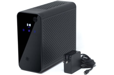 Image of KeySmart CleanLight Air Large Room UV Air Purifier w/Air Quality Monitoring, Black, Extra Large, KS928-BLK