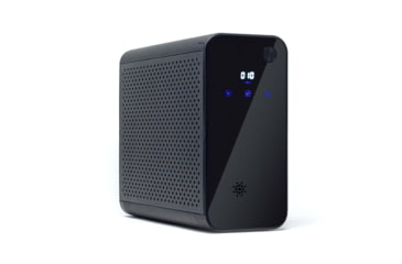 Image of KeySmart CleanLight Air XL UV Air Purifier w/ Air Quality Monitoring, 550sq ft, Black, Extra Large, KS928-BLK