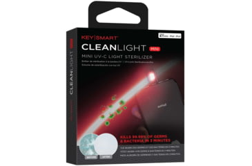 Image of KeySmart CleanLight Mini Portable UV Sterilizer, Lightning Connector, Black, KS916-BLK-iP