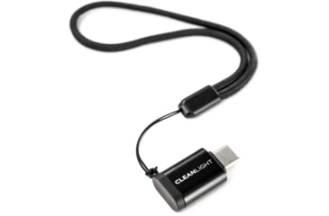 Image of KeySmart CleanLight Mini Portable UV Sterilizer, USB-C Connector, Black, KS916-BLK-C