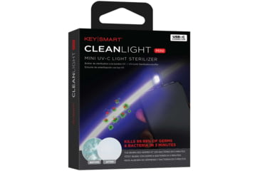 Image of KeySmart CleanLight Mini Portable UV Sterilizer, USB-C Connector, Black, KS916-BLK-C