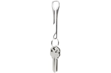 Image of KeySmart KeySmart Key Dangler XL Belt Loop Clip, Stainless, KS806-SS