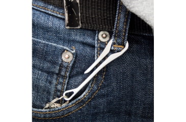Image of KeySmart KeySmart Key Dangler XL Belt Loop Clip, Stainless, KS806-SS
