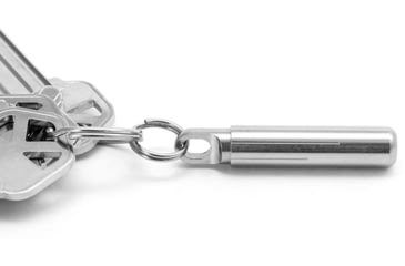 Image of KeySmart Nano Torch Compact Flashlight, 7 Lumens, Stainless, KS809-SS