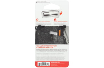 Image of KeySmart PocketFuse Universal Pocket Clip, Stainless, KS844-SS