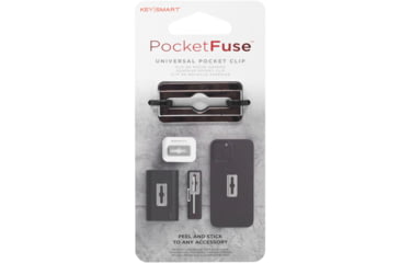 Image of KeySmart PocketFuse Universal Pocket Clip, Stainless Steel, KS844-SS