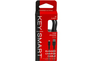 Image of KeySmart Rugged USB Charge Cable w/Lightning Connector, KS354