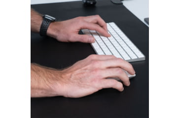 Image of KeySmart TaskPad Wireless Charging Desk Pad, Black, KS923-BLK