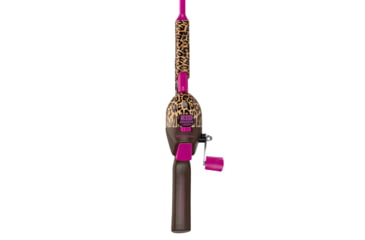 Image of Kid Casters Leopard Tangle-FREE Fishing Combo, KCSNTLEOPARD