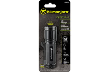 Image of Kilimanjaro Gear LED Tactical Flashlight, Black, 250 Lumens, 3 AAA Included KJ910079, EDEMO1