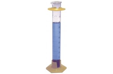 Image of Kimble/Kontes KIMAX Brand Single Metric Scale Graduated Cylinders, Educational Grade 20025H 25 Cylinder With Base
