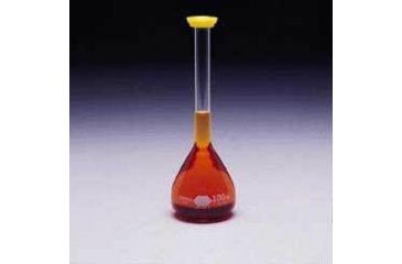 Image of Kimble/Kontes KIMAX Brand Volumetric Flasks with Snap Cap, Class A 28008 500