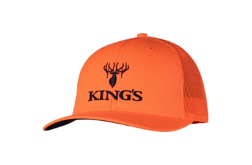 Image of King's Camo Kings Logo Hat Blaze - Men's, Blaze Orange, One Size, KBZ407-BZ