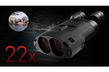 Image of Kite Optics APC Stabilized Binocular, 22x50mm, Black, K280628