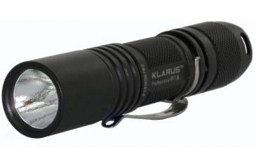 Image of Klarus P1A LED Flashlight with CREE XP-G R5 LED 150 Lumens - Black Finish - Uses 1 x AA Battery KLARUS-P1A