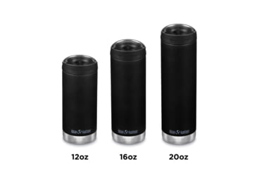 Image of Klean Kanteen TKWide w/Cafe Cap, 16oz, Black, 16oz, 1008313