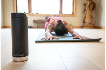 Image of Klean Kanteen TKWide w/Cafe Cap, 16oz, Black, 1008313