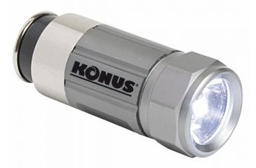 Image of Konus 12pc KONUSLIGHTER 0.5 W LED Rechargeable Car Flashlight,Silver,Black,Green 3910