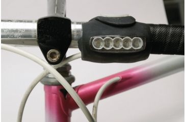 Image of Konus 2pc KONUSBIKE Light Kit,2 Orange LED Wheel Lights,1 Rear Red LED,1 Handlebar Red/White LED 3918