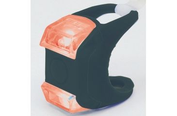 Image of Konus 2pc KONUSBIKE Light Kit,2 Orange LED Wheel Lights,1 Rear Red LED,1 Handlebar Red/White LED 3918