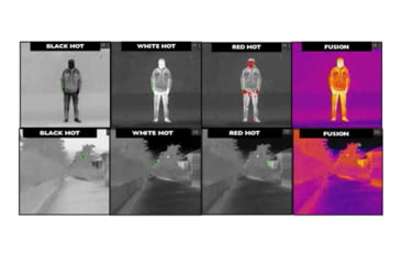 Image of Konus Flame 0.6x-2.4x Thermal Imaging Monoculars, Green/Black, 7953