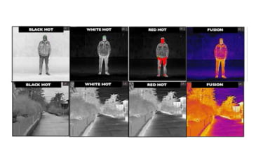 Image of Konus Flame 1.5x-3x Thermal Imaging Monoculars, Green/Black, 7954