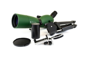 Image of Konus Konuspot-65 15-45x65 Angled Spotting Scope, Blue w/ Textile Case 7116