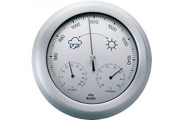 Image of Konus Weather Instrument Metal Weather Station Thermometer Barometer Hygrometer