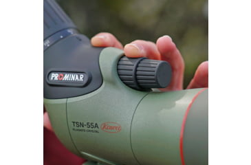 Image of Kowa TS-55 PROMINAR 17-40x55mm Spotting Scope, Angled, Green, TSN-55A