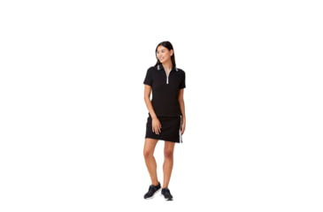 Image of Krimson Klover Dina 1/4 Zip Polos - Womens, Black, Extra Large, S23129-001-XL