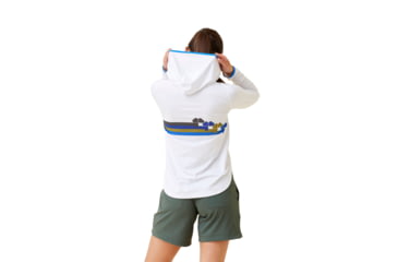 Image of Krimson Klover Hallie Sunshirts - Womens, Clover Stripe Forest, Large, S23147-662-L