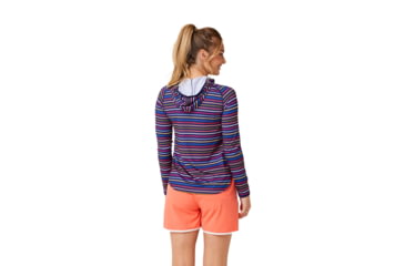 Image of Krimson Klover Hallie Sunshirts - Womens, Multi Stripe Indigo, Large, S23147-669-L
