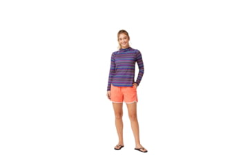 Image of Krimson Klover Hallie Sunshirts - Womens, Multi Stripe Indigo, Large, S23147-669-L