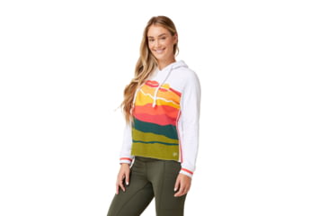 Image of Krimson Klover Julia Hoodies - Womens, Landscape Coral, Large, S23120P-667-L