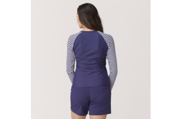 Image of Krimson Klover Mae Swimshirt - Womens, Stripe Indigo, Medium, S24126-917-M