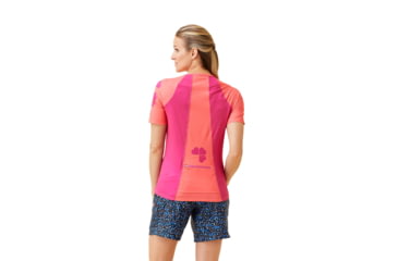 Image of Krimson Klover Vida Jersey T-Shirts - Womens, Clover Coral, Extra Small, S23108-664-XS