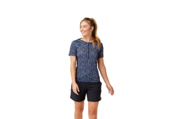 Image of Krimson Klover Vida Jersey T-Shirts - Womens, Confetti Black, Extra Large, S23108-651-XL