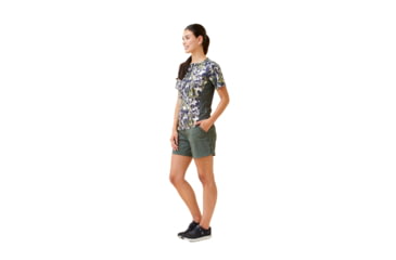 Image of Krimson Klover Vida Jersey T-Shirts - Womens, Floral Forest, Extra Small, S23108-670-XS