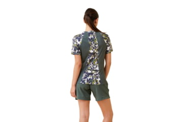 Image of Krimson Klover Vida Jersey T-Shirts - Womens, Floral Forest, Extra Small, S23108-670-XS