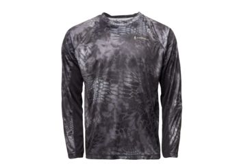 Image of Kryptek Aura Long Sleeve - Mens, Typhon/Black, Extra Large, 19AURLSTBK6