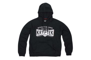 Image of Kryptek Covert Mens Hoodie, Black/White, XL, NSN N 17COVJBW6